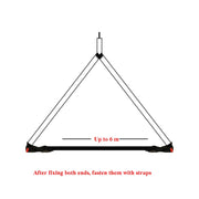 COOL CAMP CF-711 Pyramid Tent Pole Retainer Tent Accessories Canopy Pole Fixed Adjustment Buckle(Black)