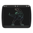 15inch Charging Tablet Doodle Message Double Writing Board LCD Children Drawing Board, Specification: Colorful Lines (Black) -  by PMC TechLife | Online Shopping South Africa | PMC TechLife | Buy Now Pay Later Mobicred