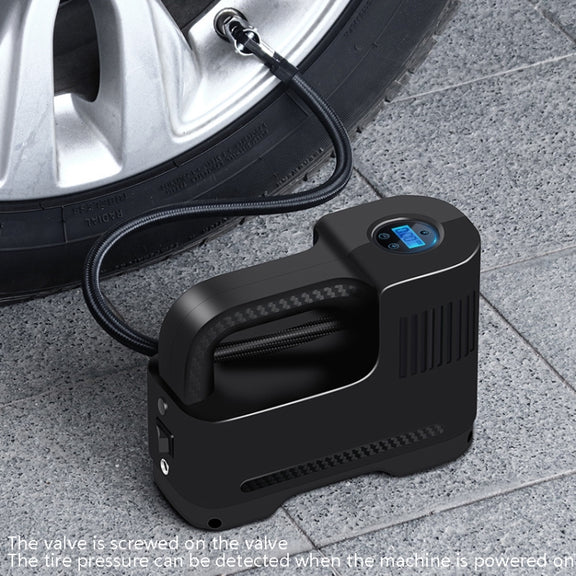 Portable Multi-Function Smart Car Inflatable Pump Electric Air Pump, Style: Wired No Light Pointer