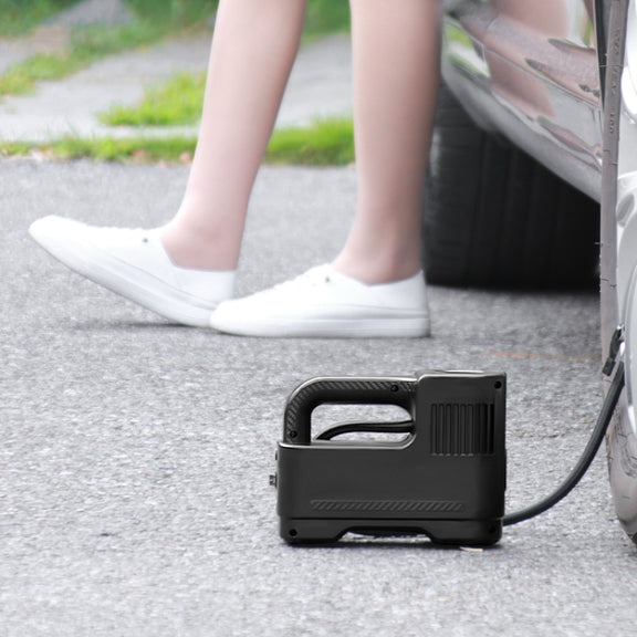 Portable Multi-Function Smart Car Inflatable Pump Electric Air Pump, Style: Wireless No Light Pointer