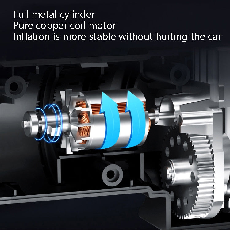 Car Inflatable Pump Portable Small Automotive Tire Refiner Pump, Style: Wireless Pointer With Lamp
