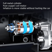 Car Inflatable Pump Portable Small Automotive Tire Refiner Pump, Style: Wireless Pointer With Lamp