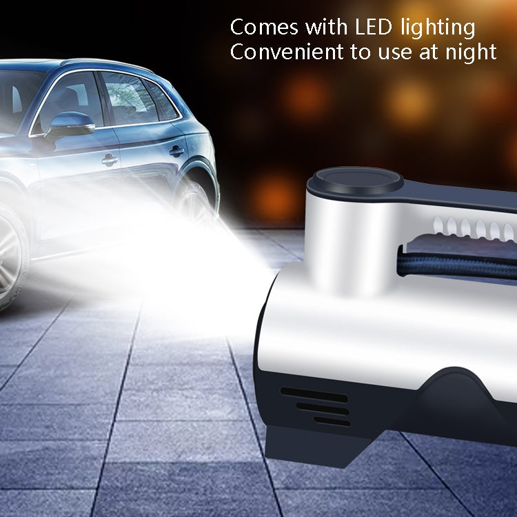 Car Inflatable Pump Portable Small Automotive Tire Refiner Pump, Style: Wireless Digital Display With Lamp