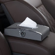 Car Clock Tissue Box Multi-Function Vehicle Instrument Table Paper Towel Box, Style: With Clock (Gray) - Tissue Boxes by PMC TechLife | Online Shopping South Africa | PMC TechLife | Buy Now Pay Later Mobicred