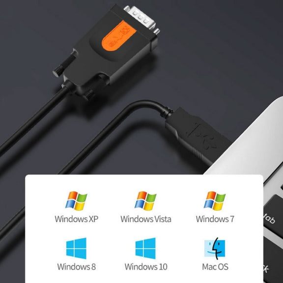 D.Y.TECH USB to DB9 RS232COM Serial Cable, Specification： FT232 1.5m