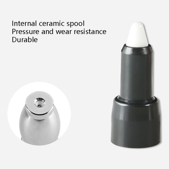 Electroplated Pure Copper Rotating Nozzle 360 ??Degree Fast Rotation 1/4 Quick-Insert Ceramic Spool