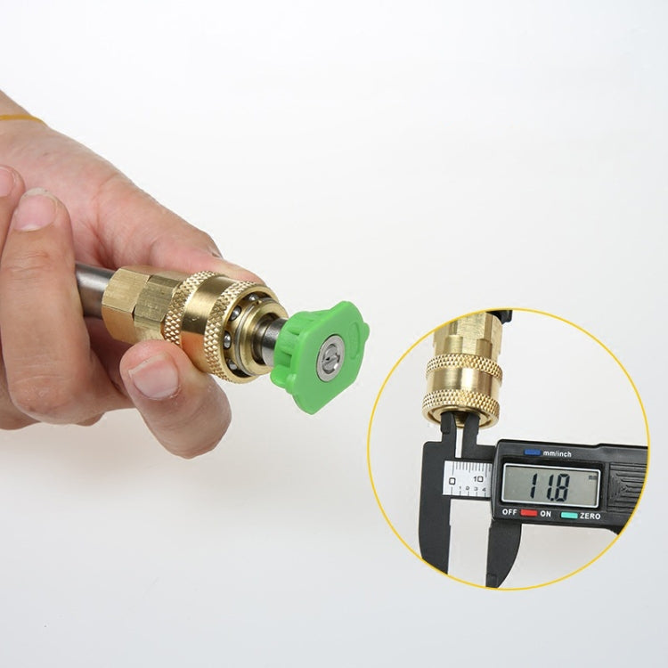 2 PCS High-Pressure Water Sprinklers Live Connection And Quick Plug-In Sockets For Threaded Connection Of Washing Machine Nozzles, Specification: Inner G1/4