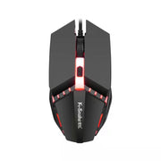 2 PCS K-Snake M11 4 Keys 1600DPI Luminous Game Wired Mouse Notebook Desktop USB Wired Mouse, Cable Length: 1.5m