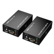 1 Pair HW-YD60 HDMI Extender 1080P Signal Amplifier, Effective Distance: 60m, EU Plug(Black) - Amplifier by PMC TechLife | Online Shopping South Africa | PMC TechLife | Buy Now Pay Later Mobicred