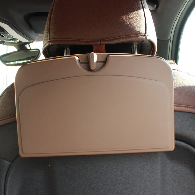 Car Seat Back Sundries And Beverage Storage Tray(Black)