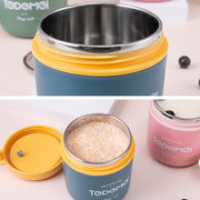 Portable Thermal Insulation Sealed Soup Cup With Lid Breakfast Lunch Box For Office Workers(Pink)
