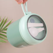 Portable Thermal Insulation Sealed Soup Cup With Lid Breakfast Lunch Box For Office Workers(Pink)