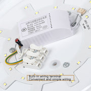 LED Sound Light Control Ceiling Lamp Round Corridor Intelligent Sensor Lamp, Power source: 12W 270mm(White)