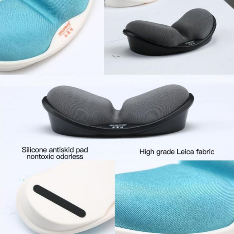 Jincomso V1C Slow Rebound Wristband Mouse Pad Ergonomic Memory Foam Mechanical Keyboard Hand Rest(Gray)