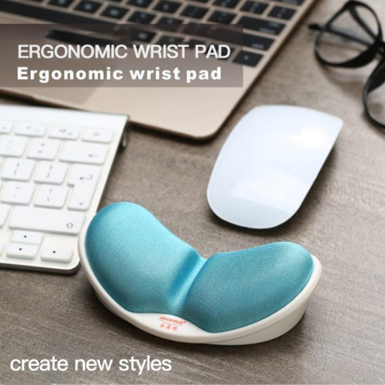 Jincomso V1C Slow Rebound Wristband Mouse Pad Ergonomic Memory Foam Mechanical Keyboard Hand Rest(Gray)