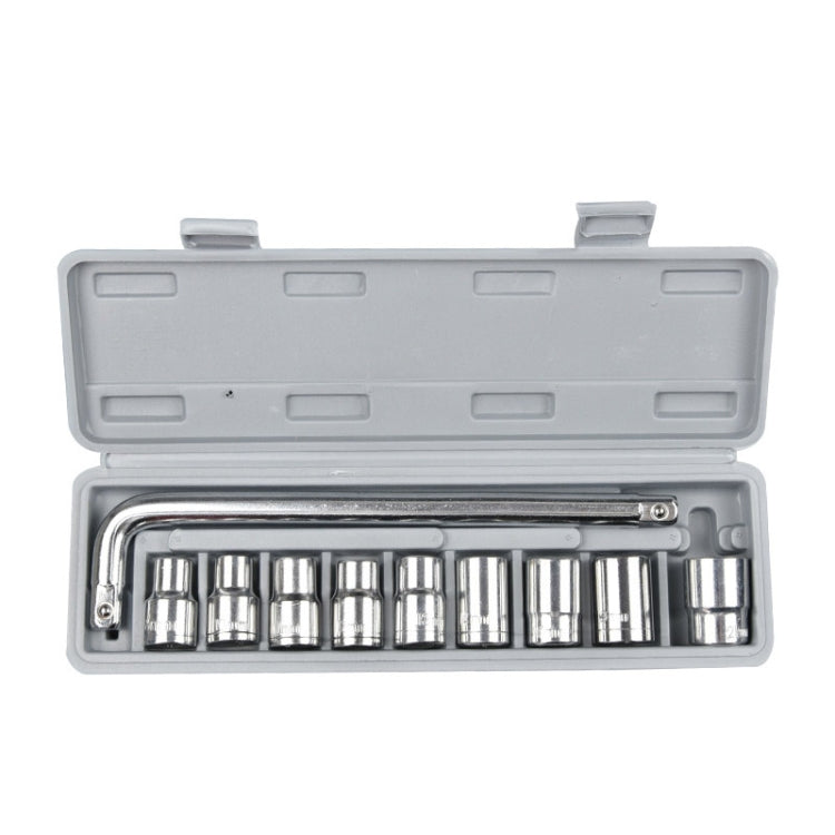 10 PCS / Set CY-0117 Sleeve Combination Tool Set Ratchet Repair Emergency Tricycle Auto Repair Multi-Function Set