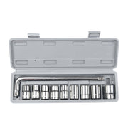 10 PCS / Set CY-0117 Sleeve Combination Tool Set Ratchet Repair Emergency Tricycle Auto Repair Multi-Function Set