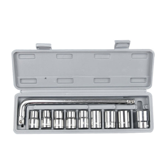 10 PCS / Set CY-0117 Sleeve Combination Tool Set Ratchet Repair Emergency Tricycle Auto Repair Multi-Function Set