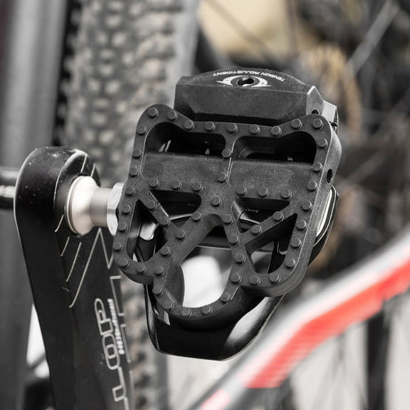 1 Pair PROMEND Road Bike Bicycle Lock Pedal Conversion Piece Nylon Plastic Self-Locking Pedal PDZ-N11