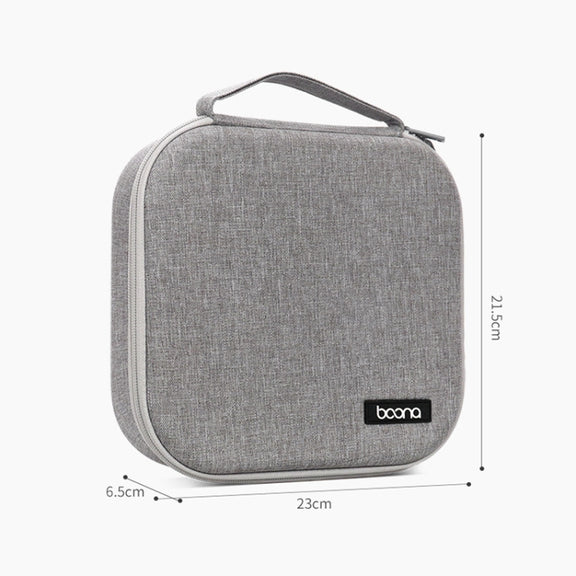 Baona BN-F030 EVA Hard Shell Anti-Stress Headphones Storage Bag for AirPods Max(Grey)