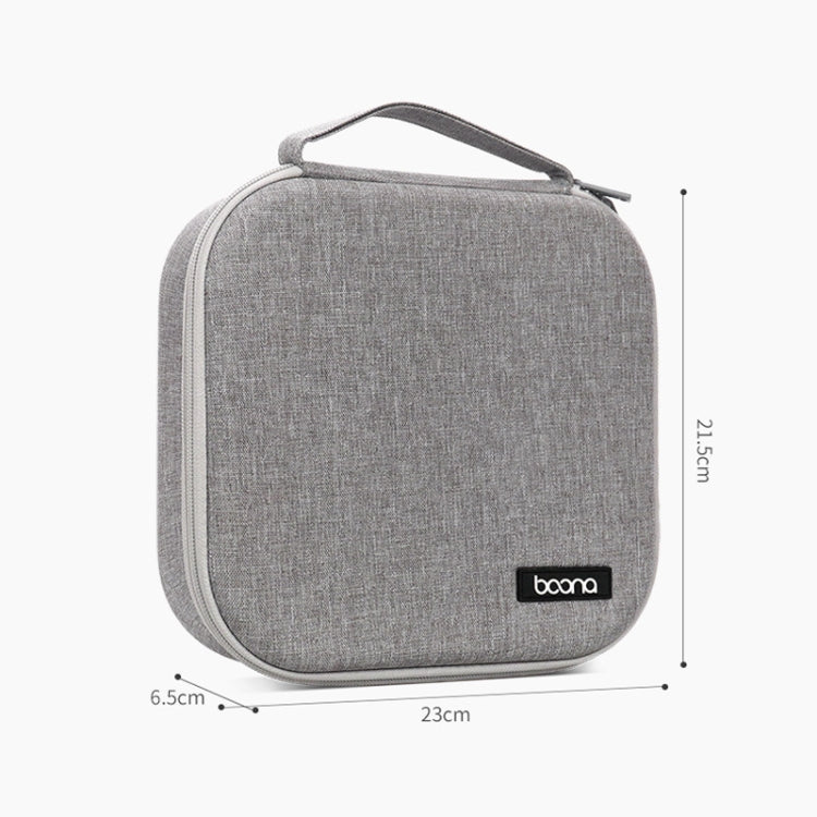 Baona BN-F030 EVA Hard Shell Anti-Stress Headphones Storage Bag for AirPods Max(Grey)