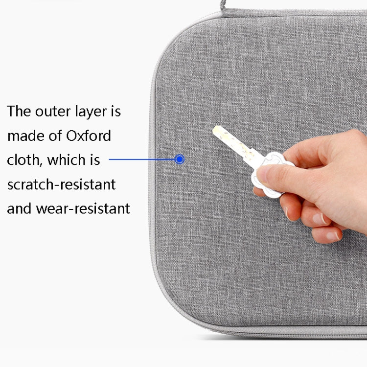 Baona BN-F030 EVA Hard Shell Anti-Stress Headphones Storage Bag for AirPods Max(Grey)