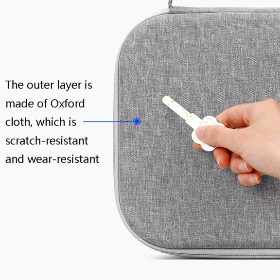 Baona BN-F030 EVA Hard Shell Anti-Stress Headphones Storage Bag for AirPods Max(Grey)