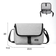 Baona BN-H013 Camera Shoulder Bag SLR Lens Storage Handbag(Light-Thin Gray)