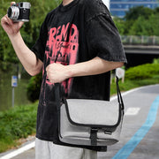 Baona BN-H013 Camera Shoulder Bag SLR Lens Storage Handbag(Light-Thin Black)
