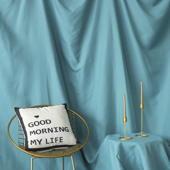 3 x 2.4m Photo Background Cloth Increased Widened Photography Cloth Live Broadcast Solid Color Cloth(Blue)