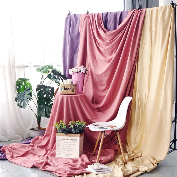 3 x 2.4m Photo Background Cloth Increased Widened Photography Cloth Live Broadcast Solid Color Cloth(White)