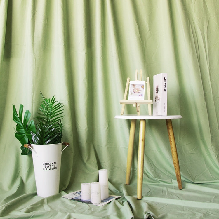 4 x 2.4m Photo Background Cloth Increased Widened Photography Cloth Live Broadcast Solid Color Cloth(Green)