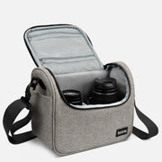 Baona BN-H011 Digital SLR Camera Bag Lens Storage Shoulder Bag(Black)