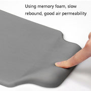 Baona Wrist Mouse Pad Memory Cotton Mouse Pad(Black)