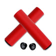 MEROCA Mountain Bike Grip Cover Shock Absorbic Silicone Handlebar Sponge Cover(Red) - Bicycle Grips by PMc TechLife | Online Shopping South Africa | PMc TechLife | Buy Now Pay Later Mobicred