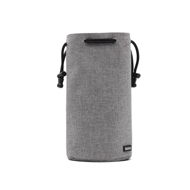Benna Water-resistant SLR Camera Lens Bag  Lens Protective Cover Pouch Bag, Color: Round Large(Gray)