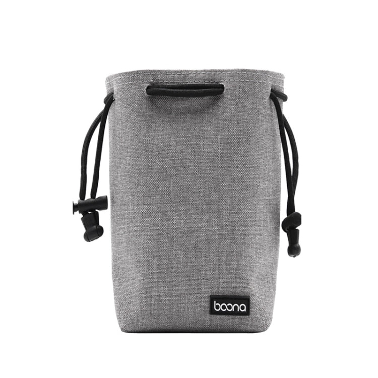 Benna Water-resistant SLR Camera Lens Bag  Lens Protective Cover Pouch Bag, Color: Square Large(Gray)
