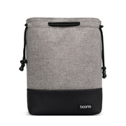 Baona Water-resistant Micro SLR Camera Bag Protective Cover Drawstring Pouch Bag, Color: Large Gray