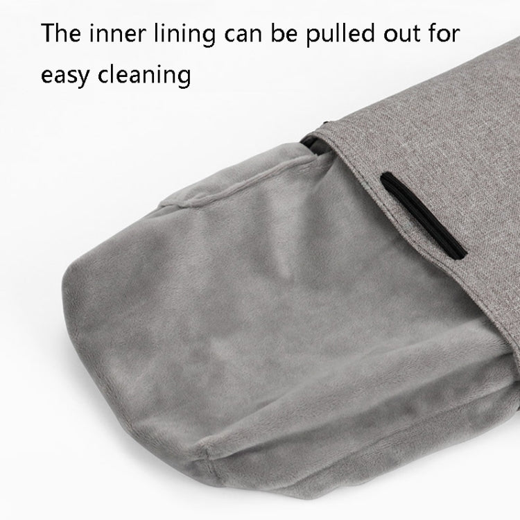 Baona Water-resistant Micro SLR Camera Bag Protective Cover Drawstring Pouch Bag, Color: Large Gray
