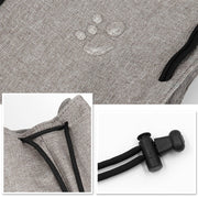 Baona Water-resistant Micro SLR Camera Bag Protective Cover Drawstring Pouch Bag, Color: Large Gray