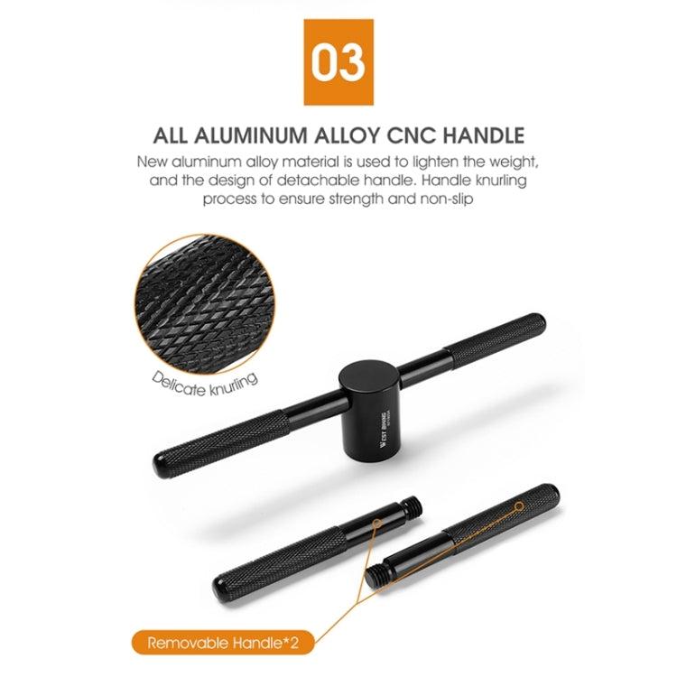 WEST BIKING Bicycle Headset Installation Removal Tools Bike Bottom Bracket Bearing Press Tool Bicycle Repair Tools(Black)
