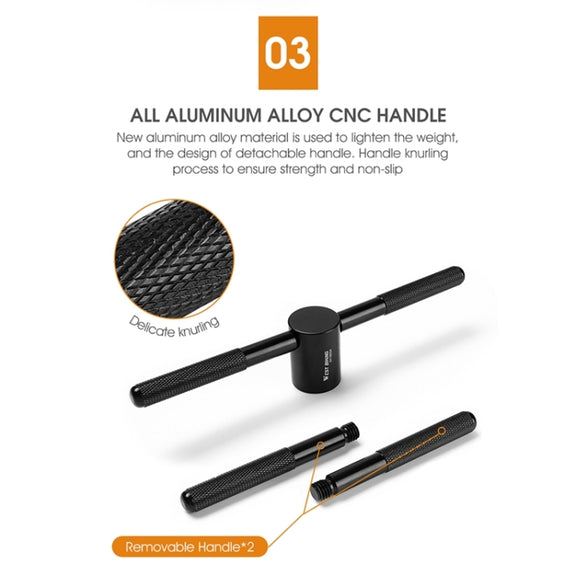 WEST BIKING Bicycle Headset Installation Removal Tools Bike Bottom Bracket Bearing Press Tool Bicycle Repair Tools(Black)