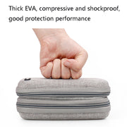 Baona BN-F027 Double-Layer Mobile Hard Disk Storage Bag EVA Hard Shell Hard Disk Protective Cover(Black)