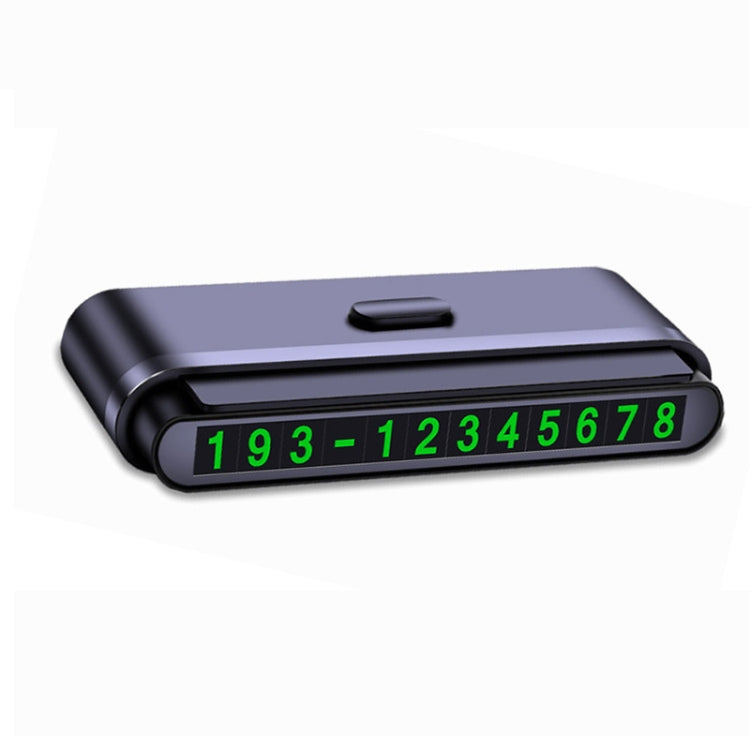 2 PCS One-Click Automatic Hiding Temporary Parking Signs For Cars(Black