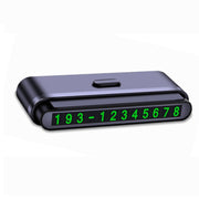 2 PCS One-Click Automatic Hiding Temporary Parking Signs For Cars(Black