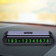 2 PCS One-Click Automatic Hiding Temporary Parking Signs For Cars(Black