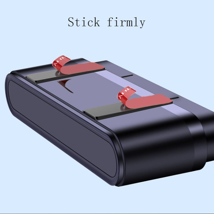 2 PCS One-Click Automatic Hiding Temporary Parking Signs For Cars(Black