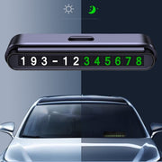 2 PCS One-Click Automatic Hiding Temporary Parking Signs For Cars(Black