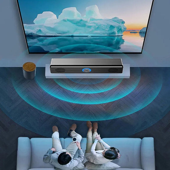 LeerFel Long Computer Wired Speaker Heavy Wellness Computer Multimedia Audio, Specification: 350TS (with Bluetooth)