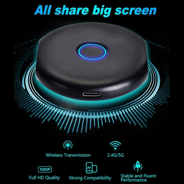 C39A 4K 2.4G + 5G  WiFi Wireless Display Dongle Receiver HDTV Stick For Mac IOS Laptop And Android Smartphone